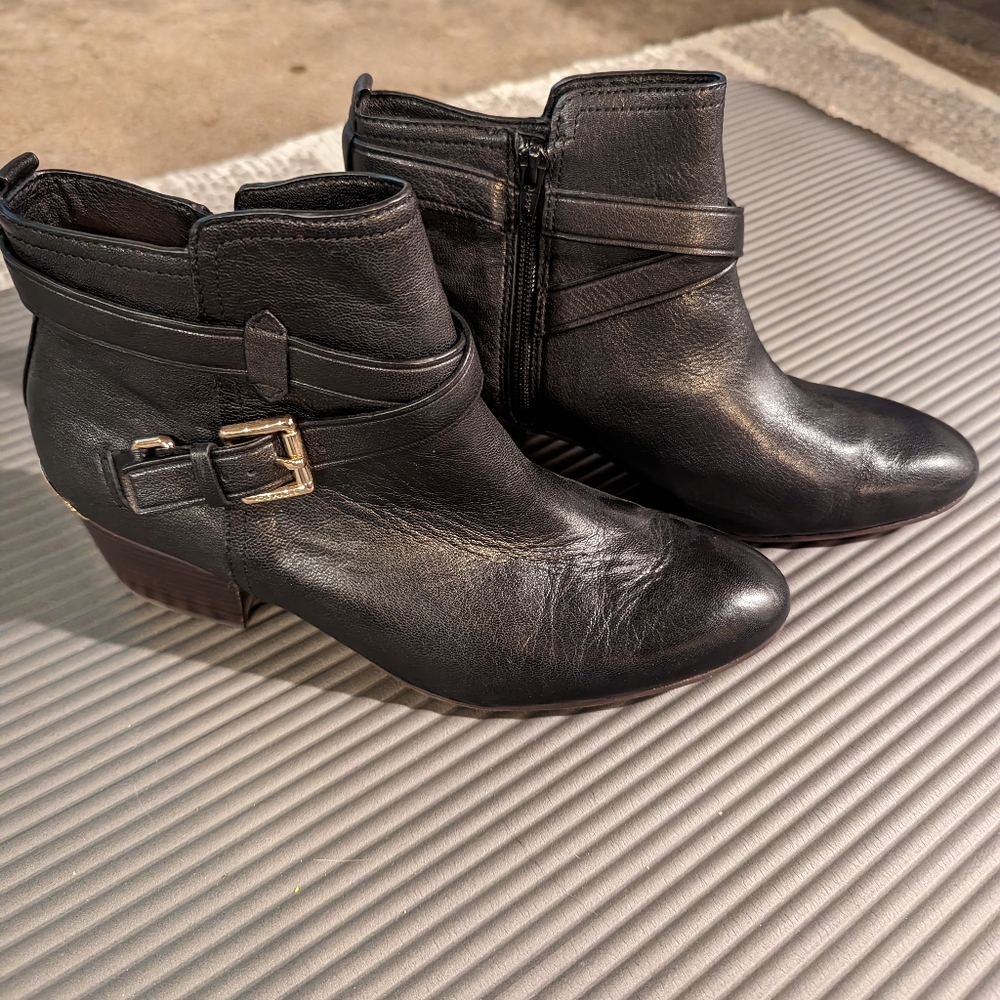 Coach Leather Booties